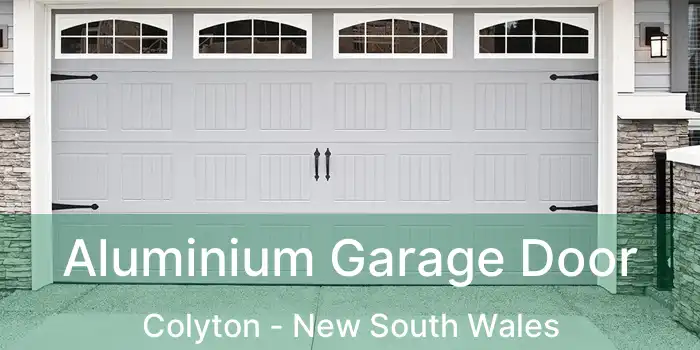 Aluminium Garage Door Colyton - New South Wales