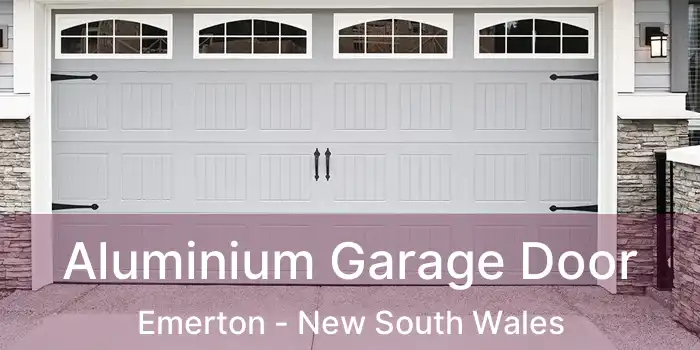 Aluminium Garage Door Emerton - New South Wales