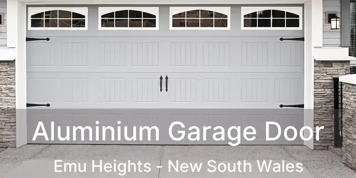 Aluminium Garage Door Emu Heights - New South Wales