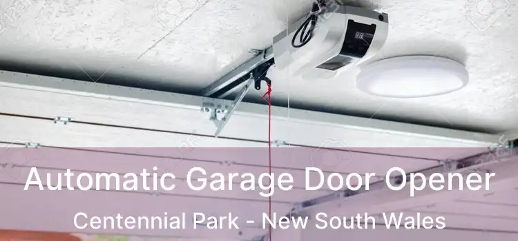 Automatic Garage Door Opener Centennial Park - New South Wales