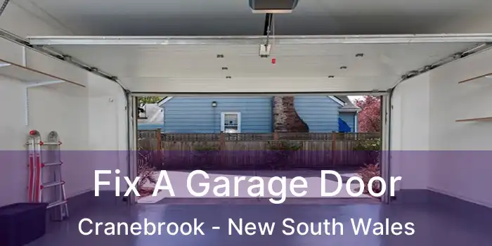 Fix A Garage Door Cranebrook - New South Wales