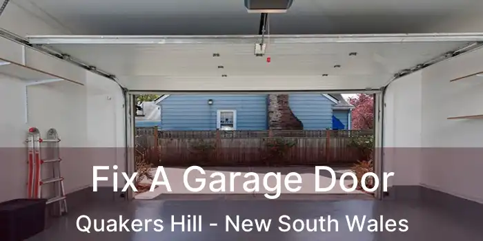 Fix A Garage Door Quakers Hill - New South Wales