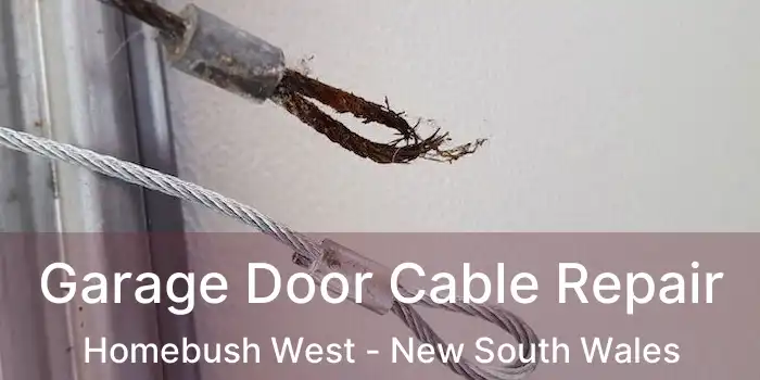 Garage Door Cable Repair Homebush West - New South Wales