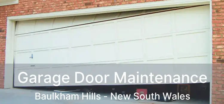 Garage Door Maintenance Baulkham Hills - New South Wales