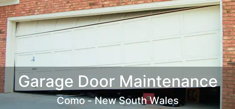 Garage Door Maintenance Como - New South Wales