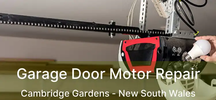 Garage Door Motor Repair Cambridge Gardens - New South Wales