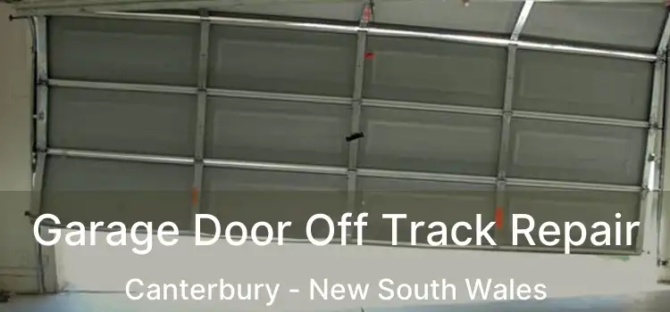 Garage Door Off Track Repair Canterbury - New South Wales