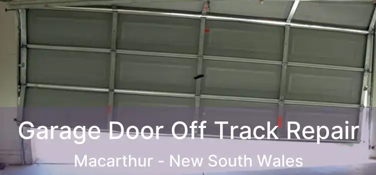 Garage Door Off Track Repair Macarthur - New South Wales