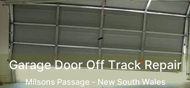 Garage Door Off Track Repair Milsons Passage - New South Wales