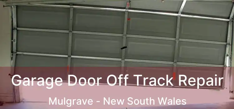 Garage Door Off Track Repair Mulgrave - New South Wales