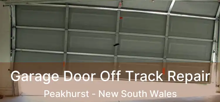 Garage Door Off Track Repair Peakhurst - New South Wales