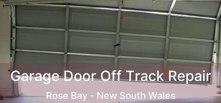Garage Door Off Track Repair Rose Bay - New South Wales