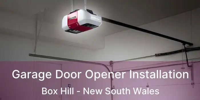 Garage Door Opener Installation Box Hill - New South Wales