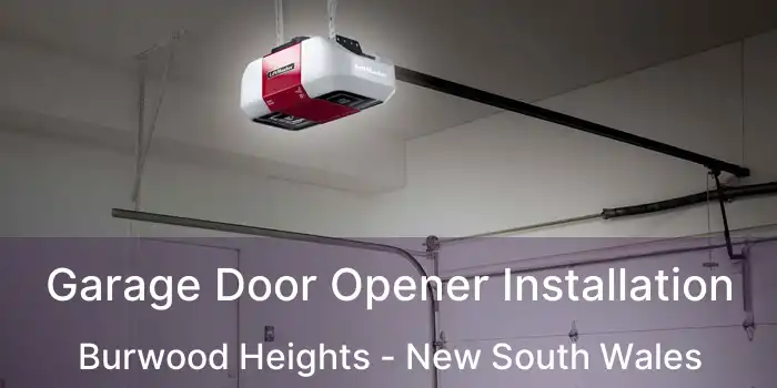 Garage Door Opener Installation Burwood Heights - New South Wales