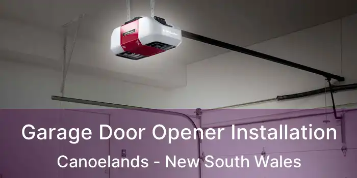Garage Door Opener Installation Canoelands - New South Wales