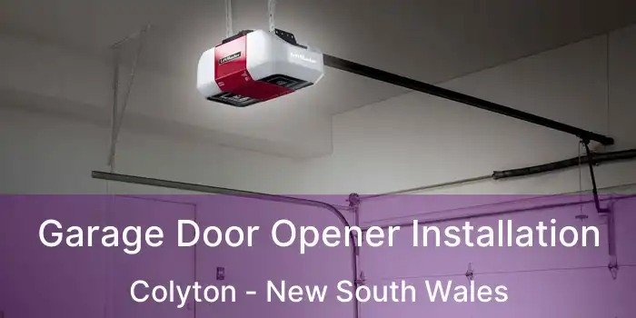 Garage Door Opener Installation Colyton - New South Wales