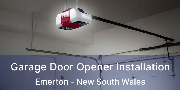 Garage Door Opener Installation Emerton - New South Wales