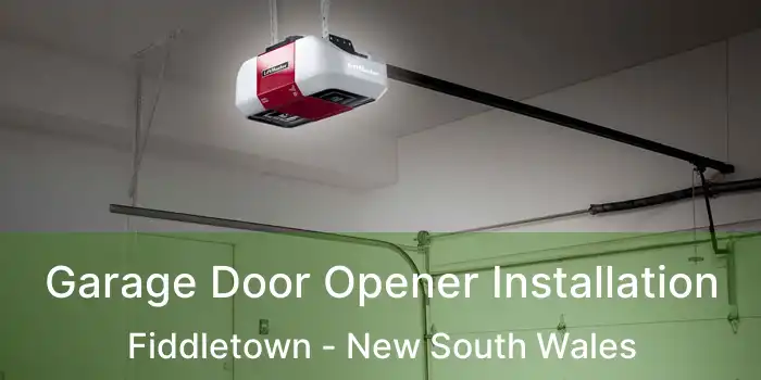 Garage Door Opener Installation Fiddletown - New South Wales