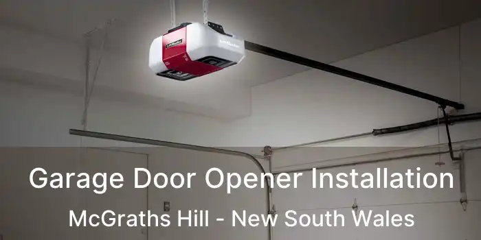Garage Door Opener Installation McGraths Hill - New South Wales