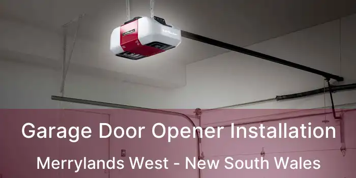 Garage Door Opener Installation Merrylands West - New South Wales
