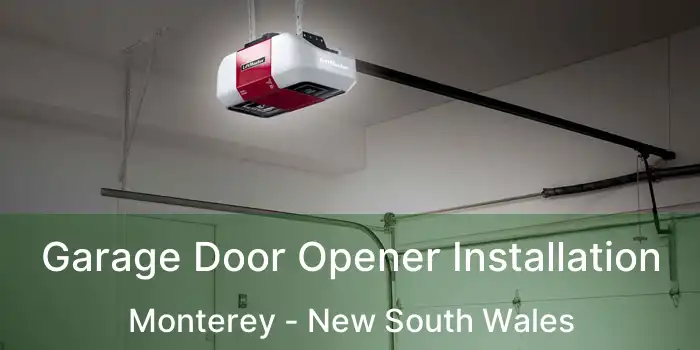 Garage Door Opener Installation Monterey - New South Wales