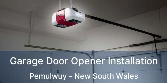 Garage Door Opener Installation Pemulwuy - New South Wales