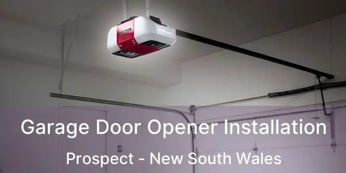 Garage Door Opener Installation Prospect - New South Wales