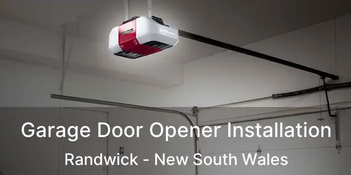 Garage Door Opener Installation Randwick - New South Wales