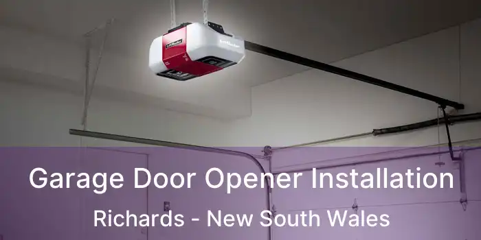 Garage Door Opener Installation Richards - New South Wales
