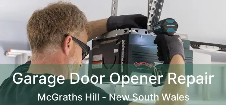 Garage Door Opener Repair McGraths Hill - New South Wales