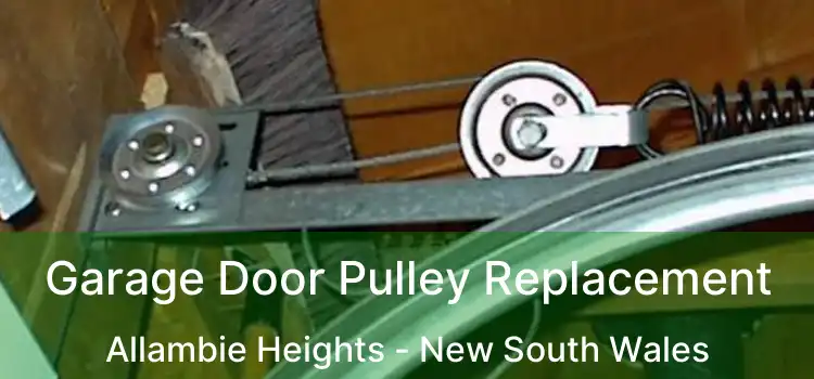 Garage Door Pulley Replacement Allambie Heights - New South Wales