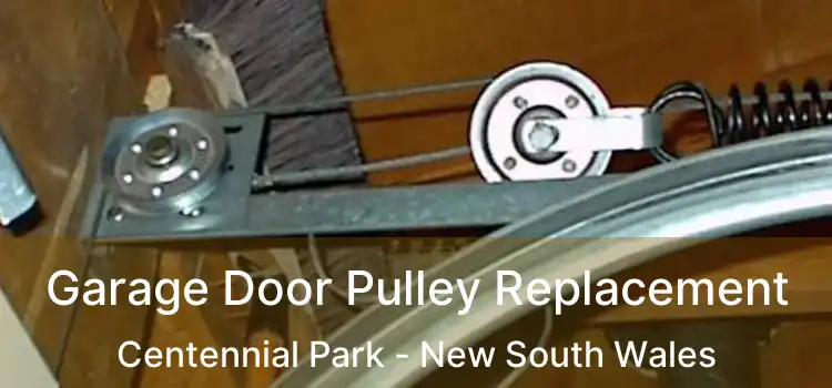 Garage Door Pulley Replacement Centennial Park - New South Wales