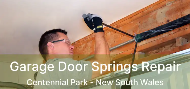 Garage Door Springs Repair Centennial Park - New South Wales