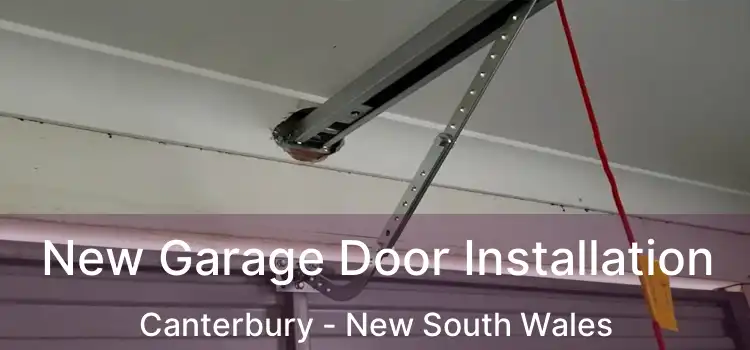New Garage Door Installation Canterbury - New South Wales