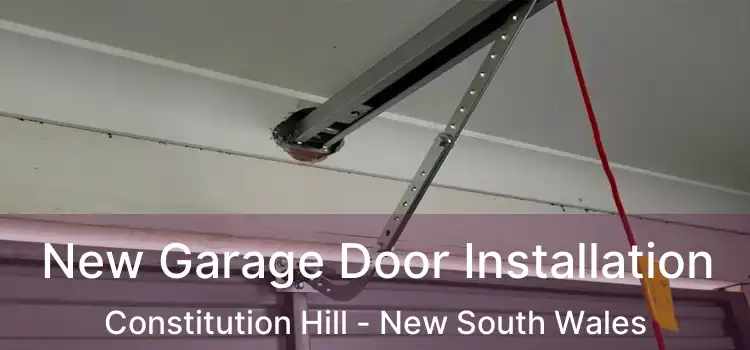 New Garage Door Installation Constitution Hill - New South Wales
