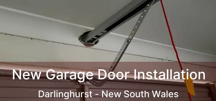 New Garage Door Installation Darlinghurst - New South Wales