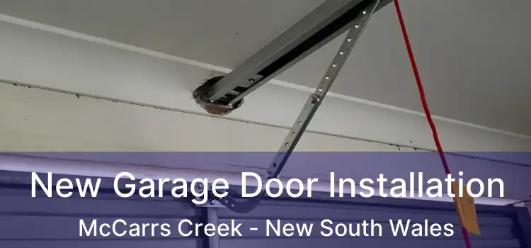 New Garage Door Installation McCarrs Creek - New South Wales