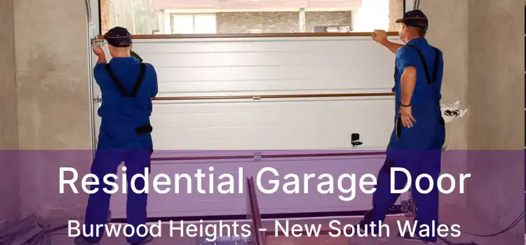 Residential Garage Door Burwood Heights - New South Wales