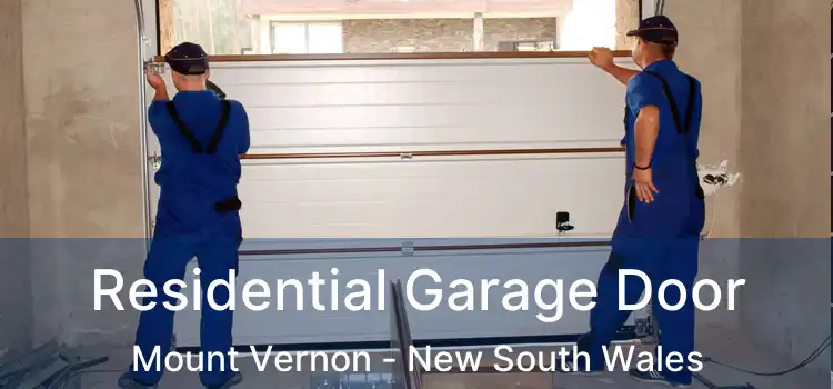 Residential Garage Door Mount Vernon - New South Wales