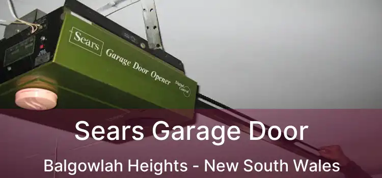 Sears Garage Door Balgowlah Heights - New South Wales