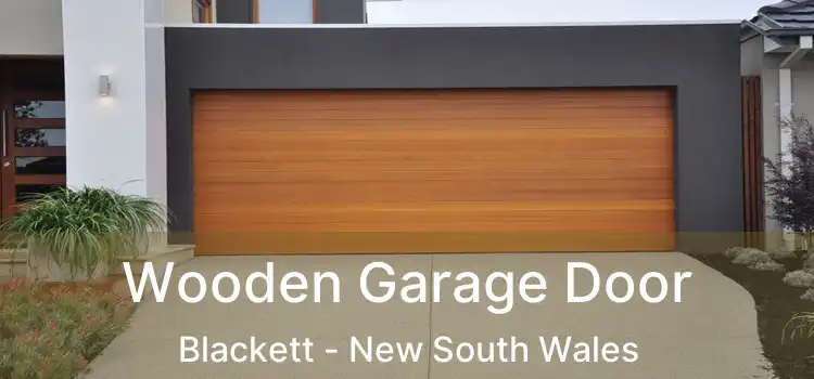 Wooden Garage Door Blackett - New South Wales
