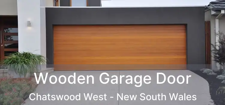 Wooden Garage Door Chatswood West - New South Wales