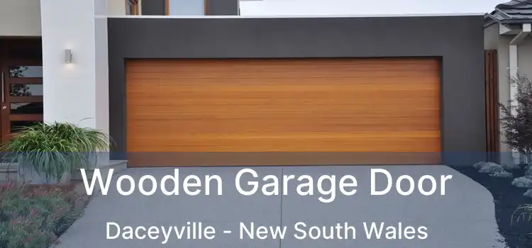 Wooden Garage Door Daceyville - New South Wales