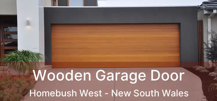 Wooden Garage Door Homebush West - New South Wales