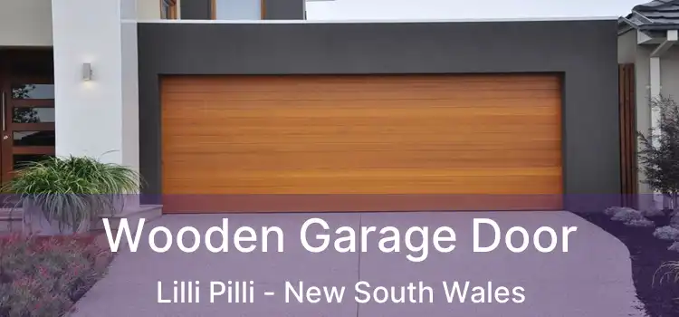 Wooden Garage Door Lilli Pilli - New South Wales