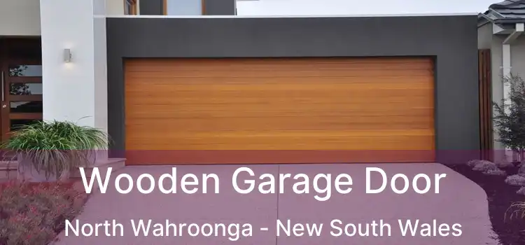Wooden Garage Door North Wahroonga - New South Wales