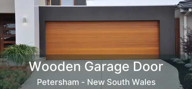 Wooden Garage Door Petersham - New South Wales