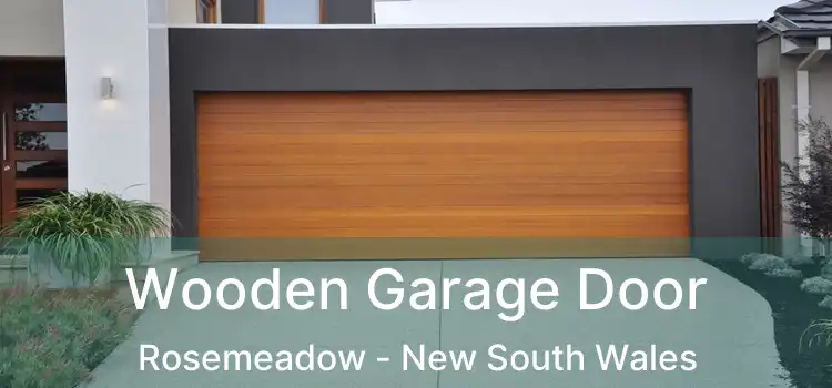 Wooden Garage Door Rosemeadow - New South Wales